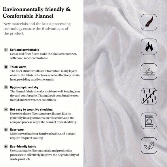 Vintage Inspired Christmas Flannel Blanket, Cozy & Soft, Warm‎ Christmas Gift - Picture 10 of 11